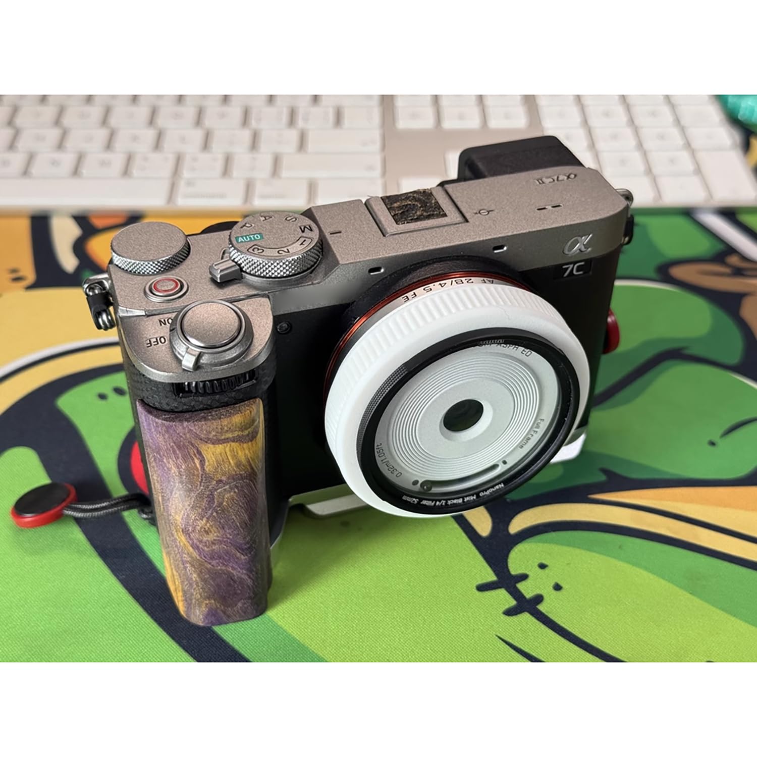 Amazon | Sony 用 A7C2 A7CII A7CR 専用 カメラウッドグリップ 高級檀